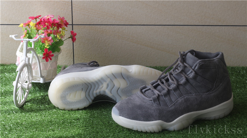 Air Jordan 11 Retro Grey Suede